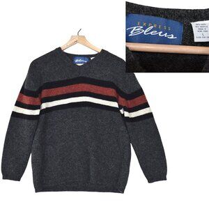 Vintage Express Sweater L From 90s 85% Wool 90s Preppy Soft Grunge Y2K Cozycore
